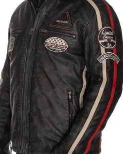 Disturb Clothing Highway nahkatakki - Musta Discount