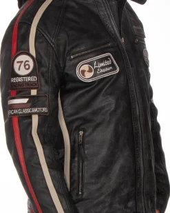 Disturb Clothing Highway nahkatakki - Musta Discount
