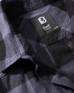 Brandit Hihaton ruutupaita - /Harmaa Musta Discount