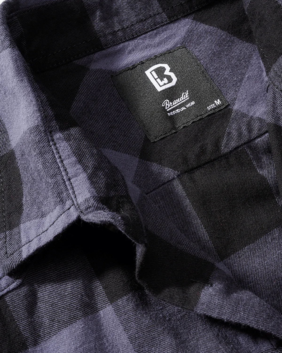 Brandit Hihaton ruutupaita - /Harmaa Musta Discount