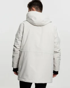 Urban Classics Hooded heavy parkatakki - Beige Clearance