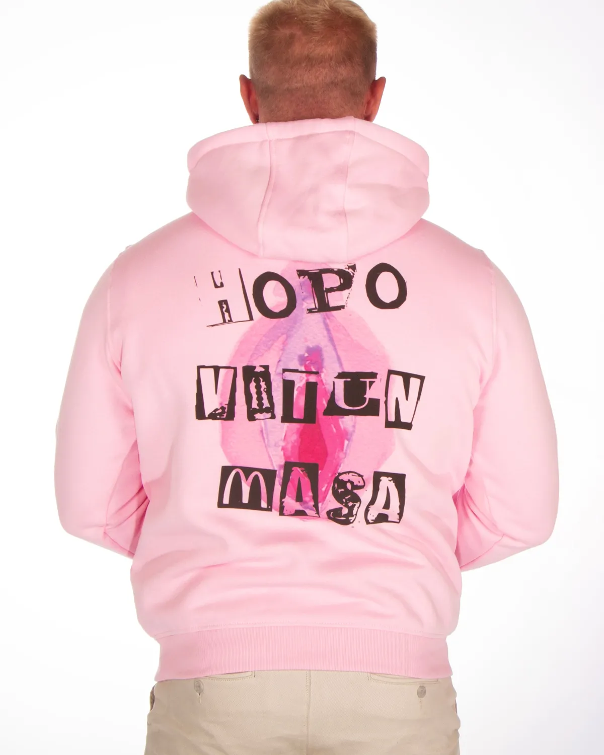 Disturb Clothing Höpö v#tun Masa Huppari - Vaaleanpunainen Sale