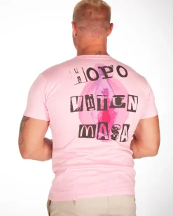 Disturb Clothing Höpö v#tun Masa t-paita - Vaaleanpunainen Outlet