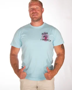 Disturb Clothing Höpö v#tun Masa t-paita - Vaaleansininen Best