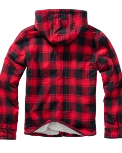 Brandit Hupullinen flanellitakki - /Punainen Musta Best