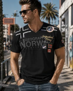 Geographical Norway Jaradock T-paita - Musta Clearance