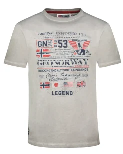Geographical Norway Jorick t-paita Musta Discount