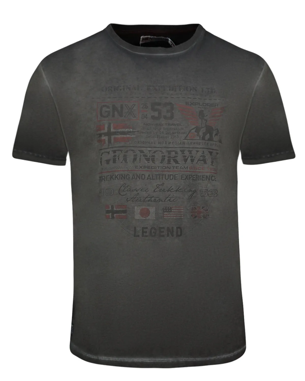 Geographical Norway Jorick t-paita Musta Discount