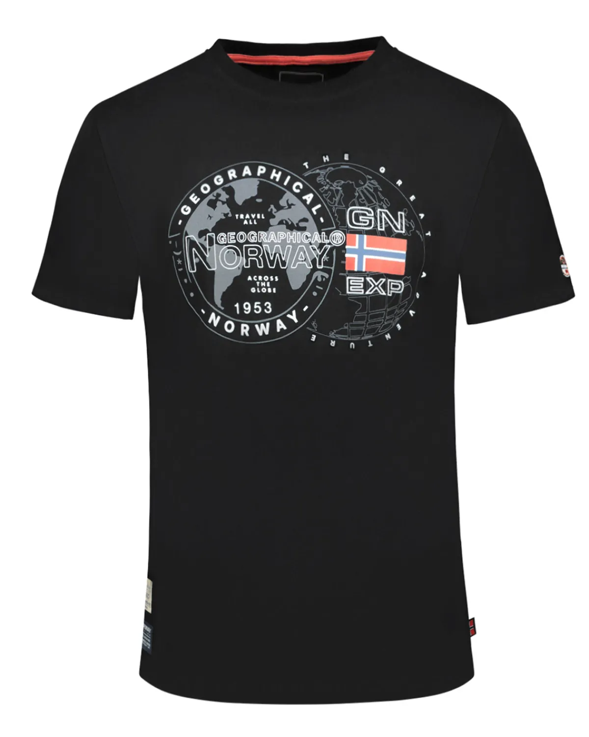 Geographical Norway Jplanet t-paita - Musta Best