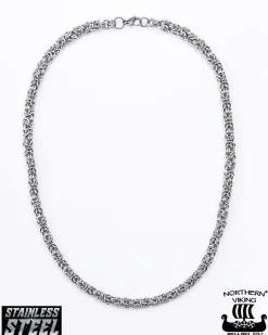 Northern Viking Jewelry Kingchain kaulakoru - Teräs Hot