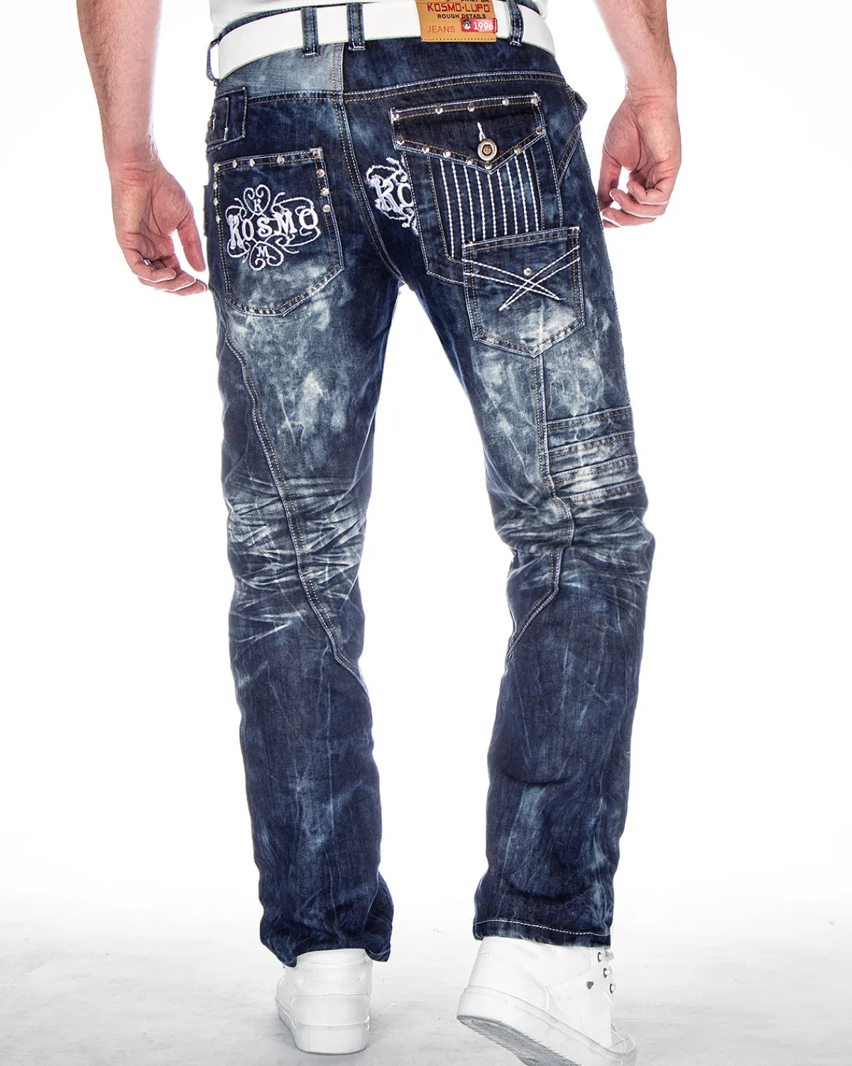 Kosmo Lupo KM051 Remy farkut - Sininen Denim sininen Hot