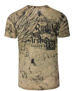 Rusty Neal Leader t-paita - Khaki Ruskea Hot