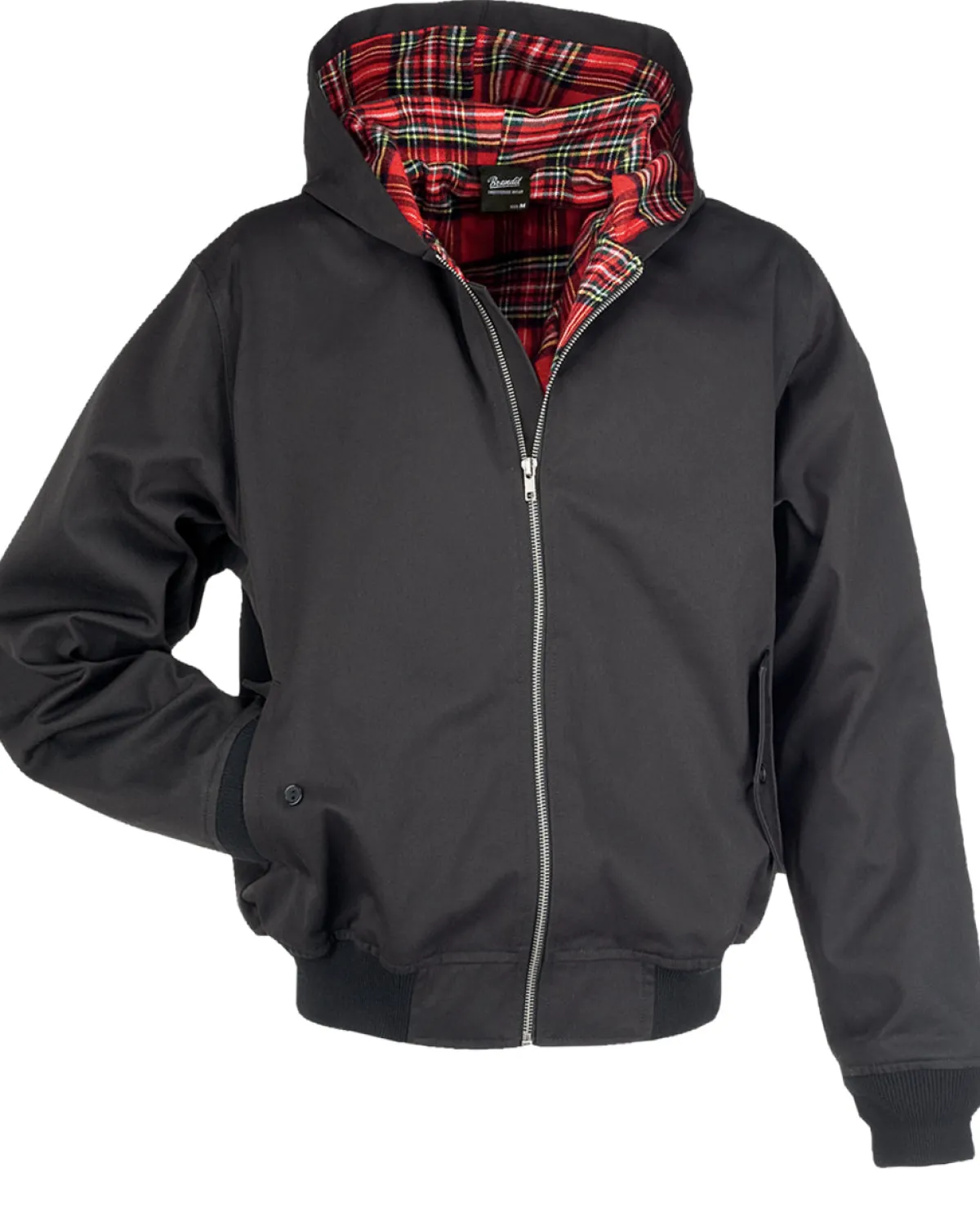 Brandit Lord Canterbury hooded välikausitakki - Musta Outlet