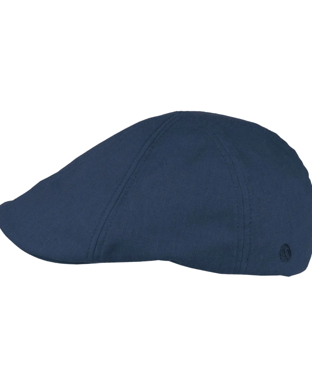 Salon Macon 56 gen linen flat cap - Sininen New