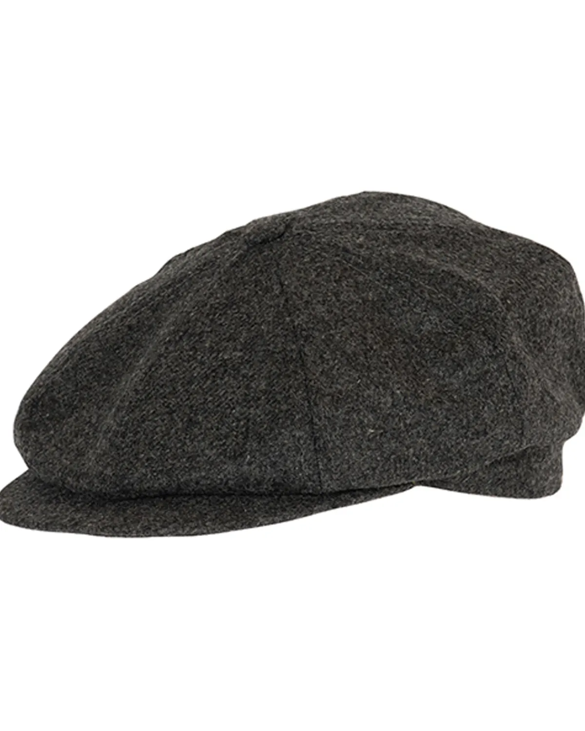 Salon Macon 49 gen merino flat cap - Tummanharmaa Clearance