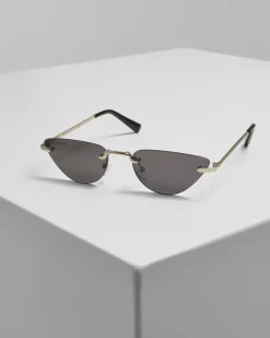 Urban Classics Manhattan 2-pack aurinkolasit - Musta/Oranssi Clearance
