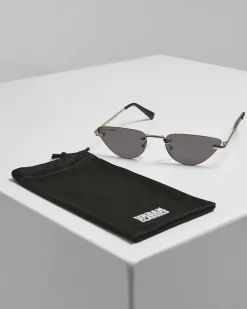 Urban Classics Manhattan 2-pack aurinkolasit - Musta/Oranssi Clearance