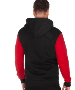 Disturb Clothing Marine royal vetoketjuhuppari - /Punainen Musta New