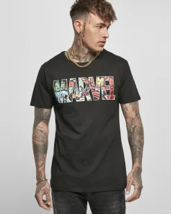 Urban Classics Marvel logo t-paita - Musta Discount