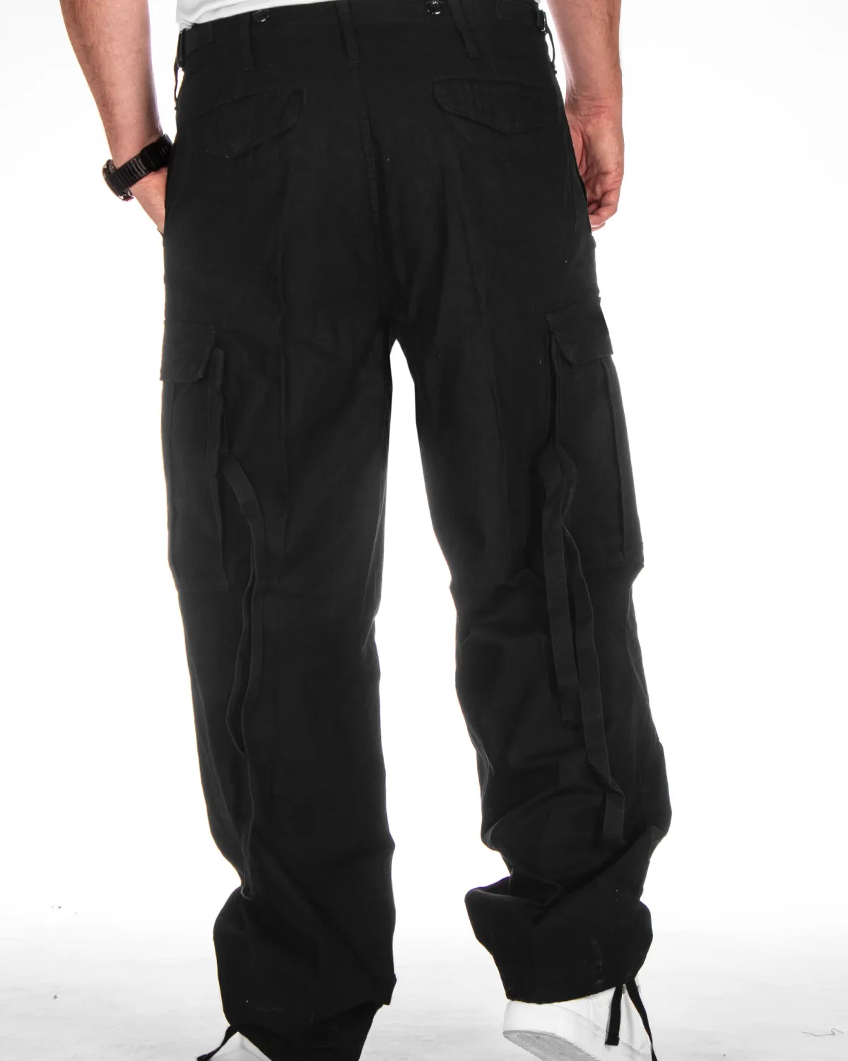 Brandit M-65 Vintage reisitaskuhousut - Musta Discount