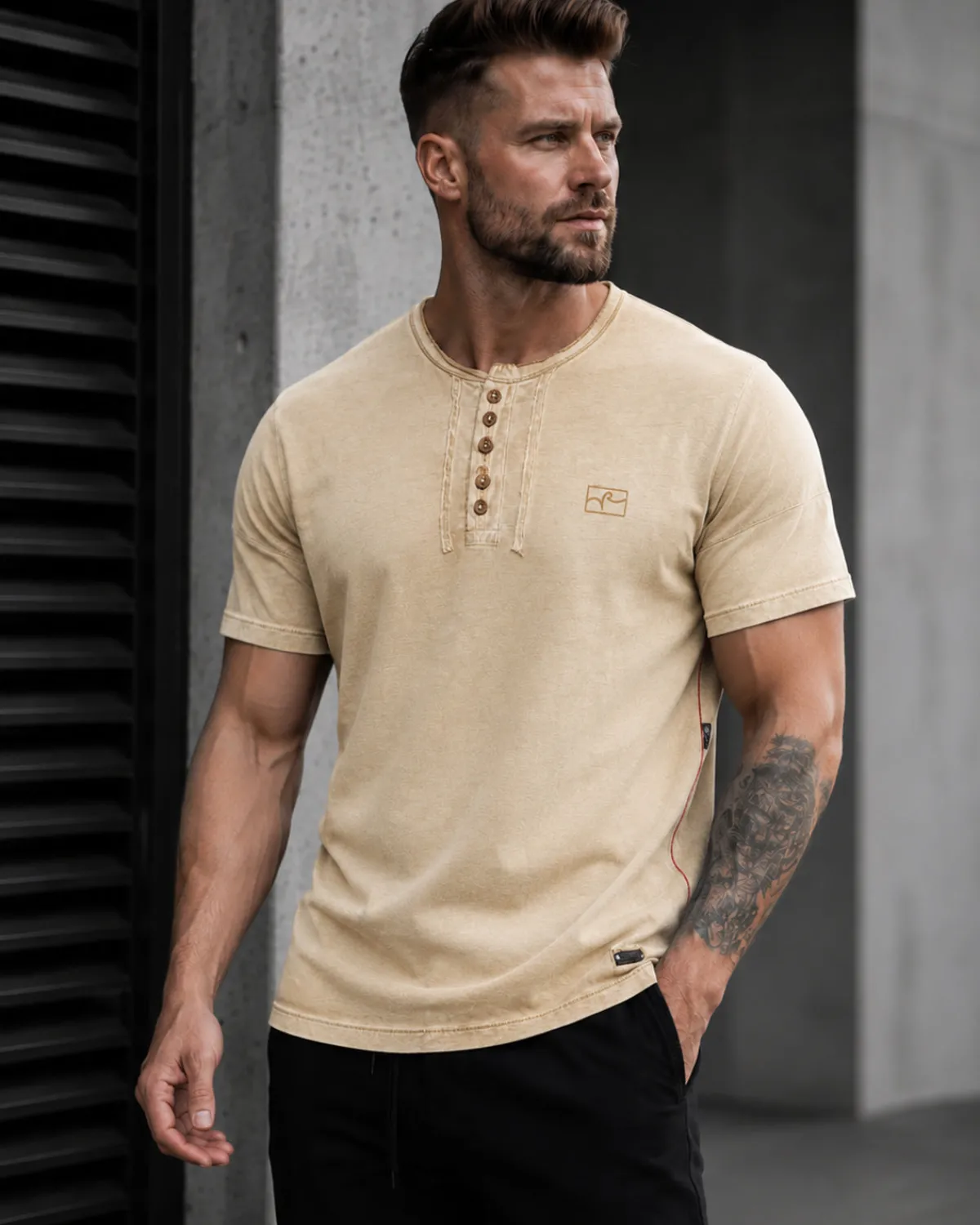 Rusty Neal Nate t-paita - Beige Best