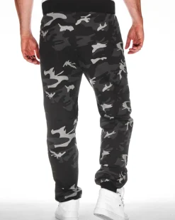 Disturb Clothing Naval collegehousut - Camo/Valkoinen Musta Discount