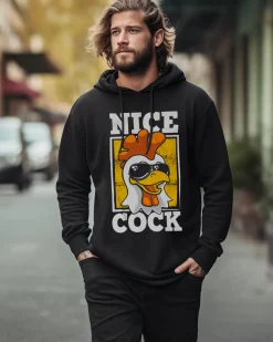 Print Shirt Nice cock epic huppari - Musta Sale