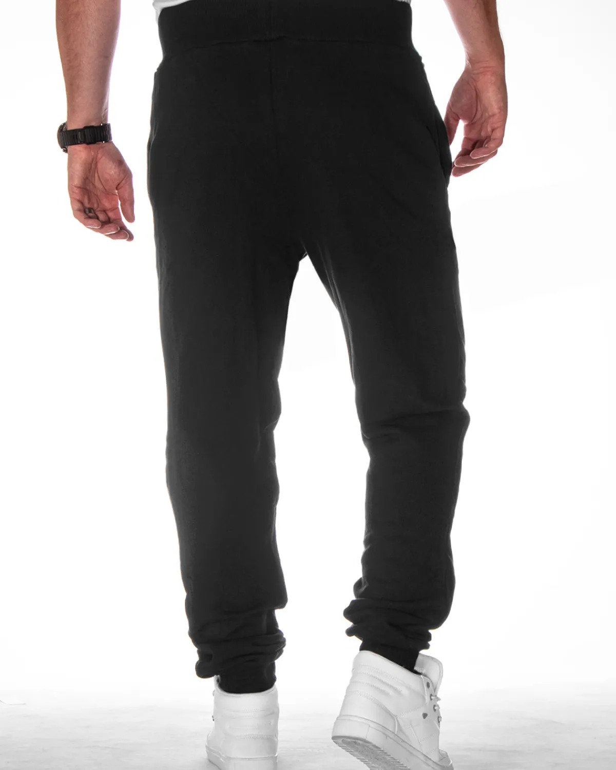 Disturb Clothing Nordic collegehousut - Musta Outlet