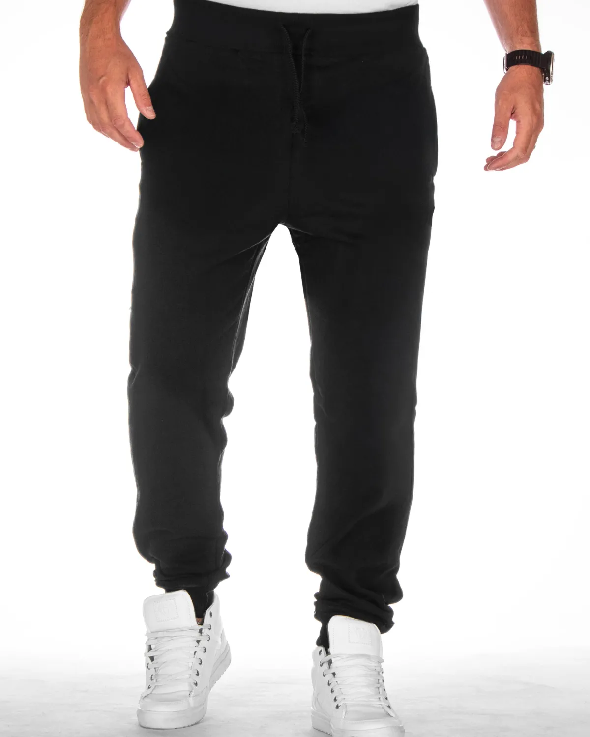 Disturb Clothing Nordic collegehousut - Musta Outlet