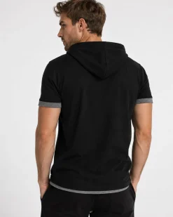Disturb Clothing Nordic Hoodie t-paita - Musta/Harmaa Hot