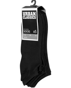 Urban Classics No show sukat 5-pack - Musta New