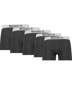Geographical Norway Obabe bokserit 5-pack - Musta Best