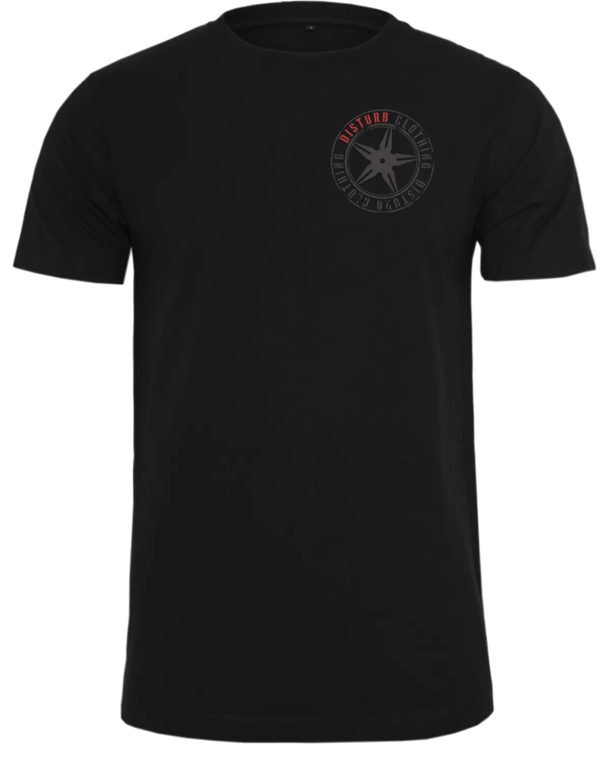 Disturb Clothing Original disturb star chest t-paita - Musta New