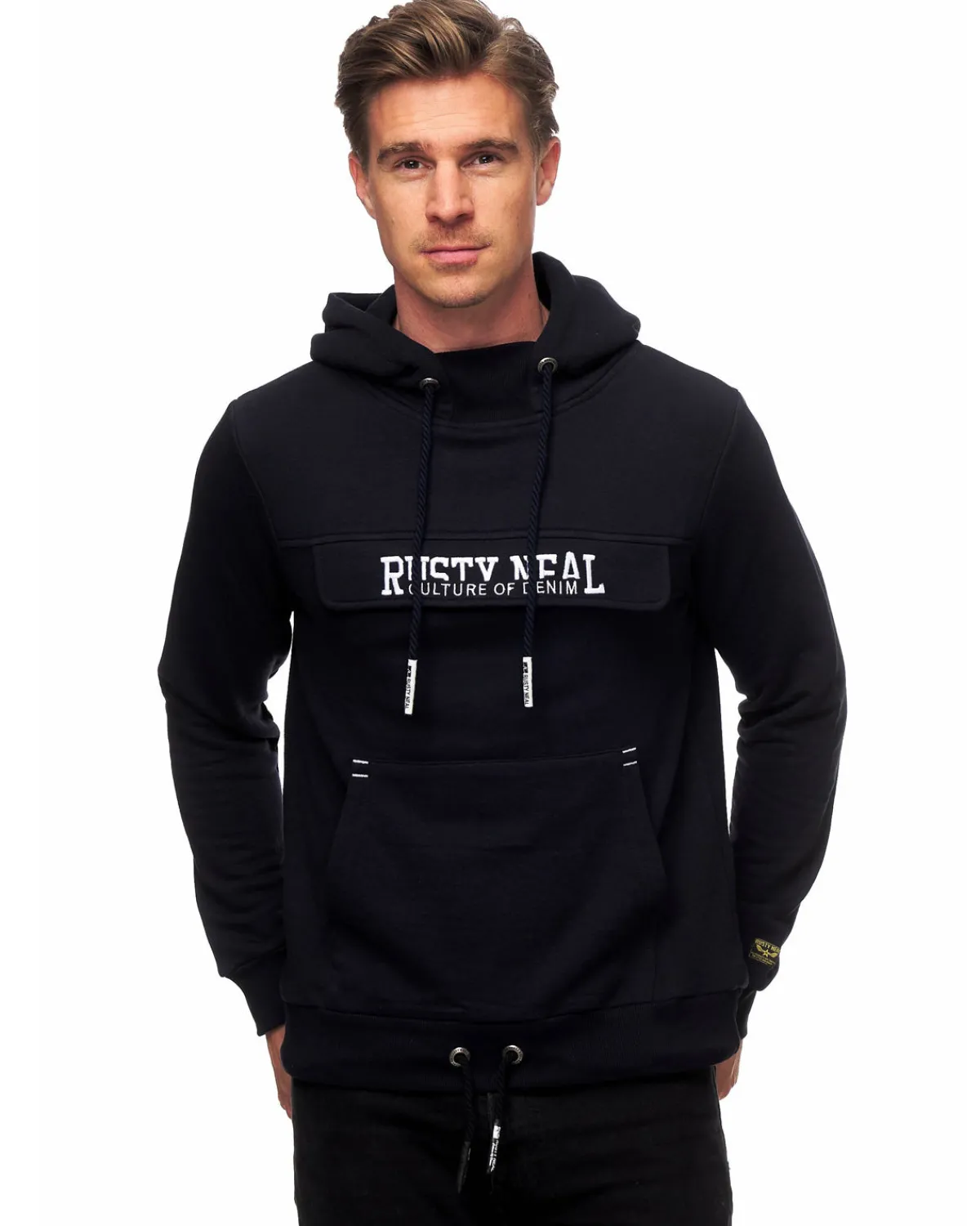 Rusty Neal Oswald huppari - Tummansininen New
