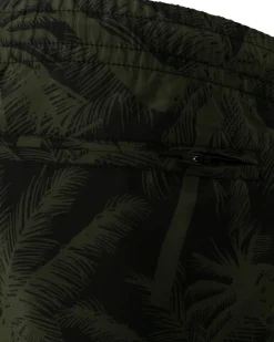 Urban Classics Pattern Palm uimashortsit - /Vihreä Musta Discount