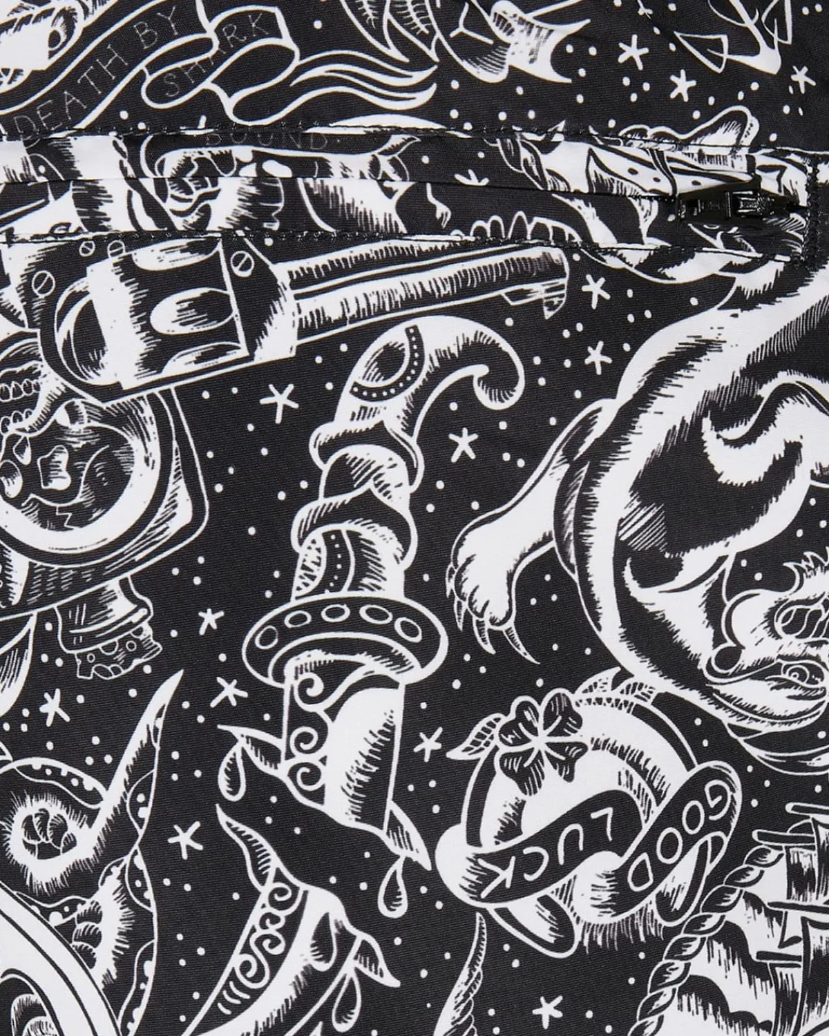 Urban Classics Pattern Tattoo uimashortsit - /Valkoinen Musta Online