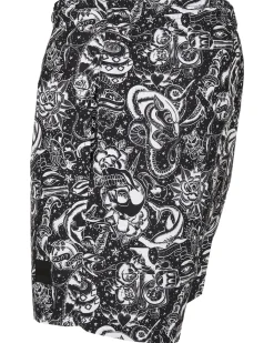 Urban Classics Pattern Tattoo uimashortsit - /Valkoinen Musta Online