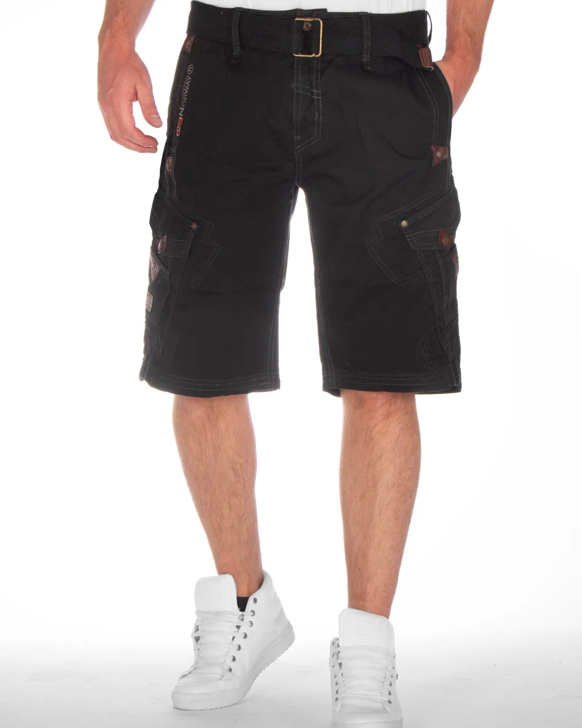 Geographical Norway Peanut reisitaskushortsit - Musta