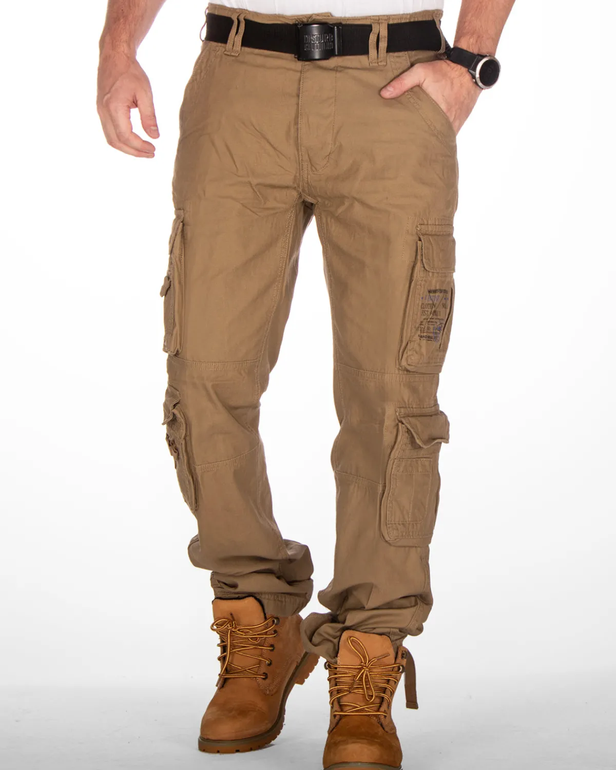 Brandit Pure slim reisitaskuhousut - Beige Sale