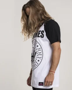 Urban Classics Ramones t-paita - Valkoinen/Musta Outlet