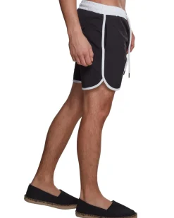 Urban Classics Retro uimashortsit - /Valkoinen Musta Sale
