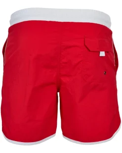 Urban Classics Retro uimashortsit - /Valkoinen Punainen Hot