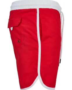 Urban Classics Retro uimashortsit - /Valkoinen Punainen Hot