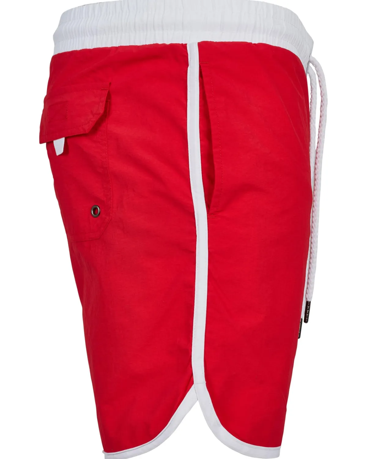 Urban Classics Retro uimashortsit - /Valkoinen Punainen Hot