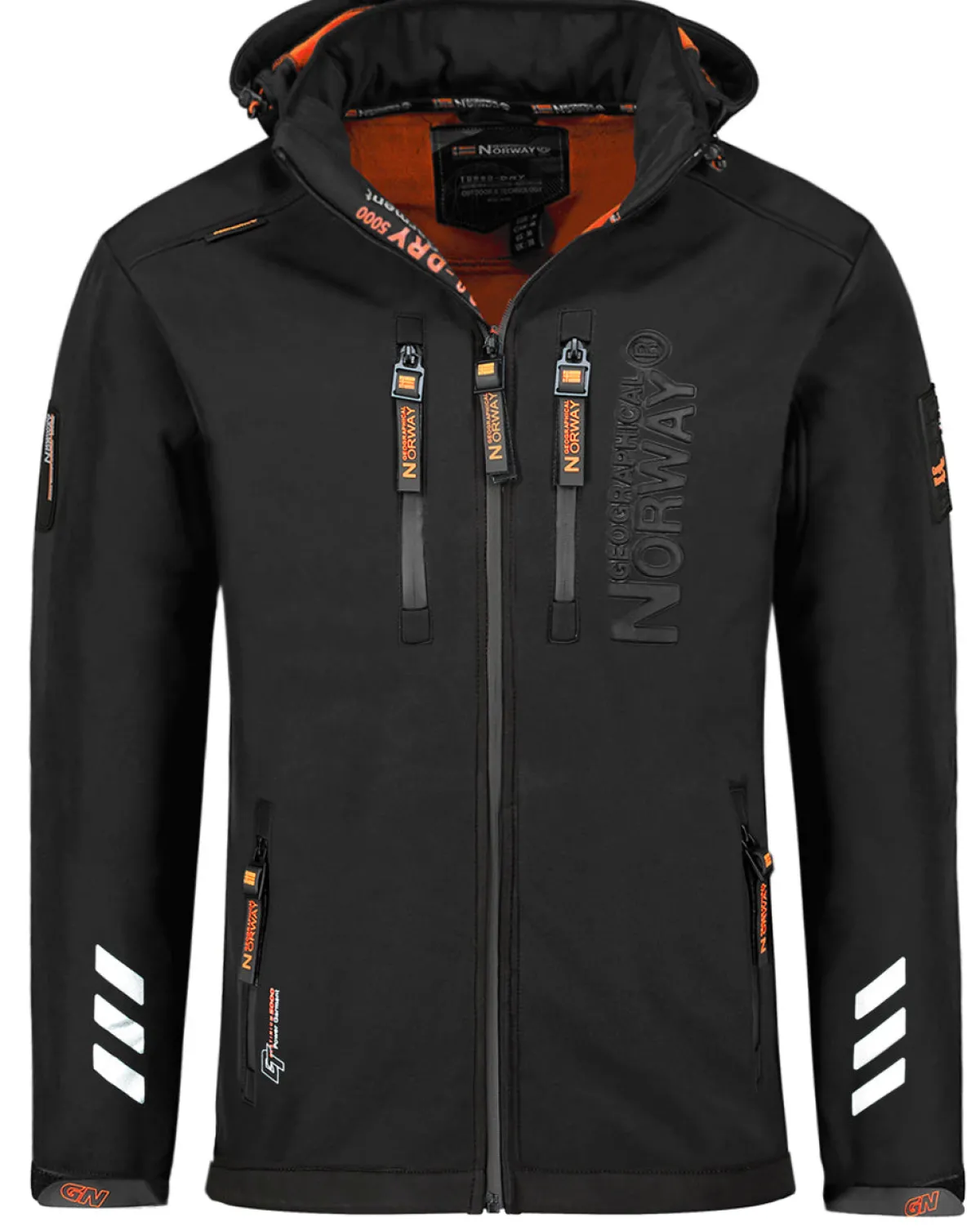Geographical Norway Richywood softshell-takki - Musta/Oranssi Best