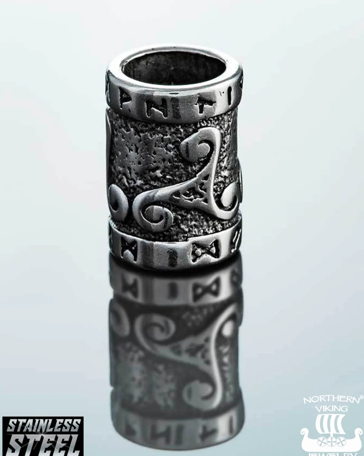 Northern Viking Jewelry Riimut partakoru - Teräs Sale
