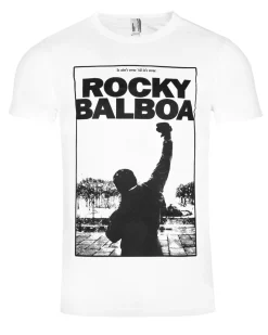Print Shirt Rocky Balboa t-paita - Valkoinen Online