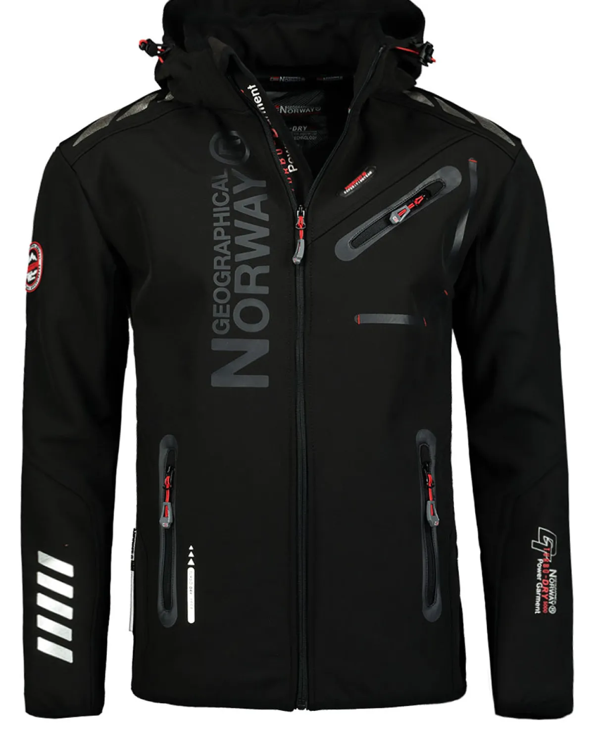 Geographical Norway Royaute softshell-takki - / Musta Sale