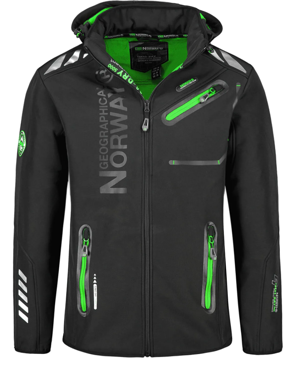 Geographical Norway Royaute softshell-takki - /Vihreä Musta Hot