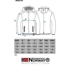Geographical Norway Royaute softshell-takki - /Punainen Musta Best
